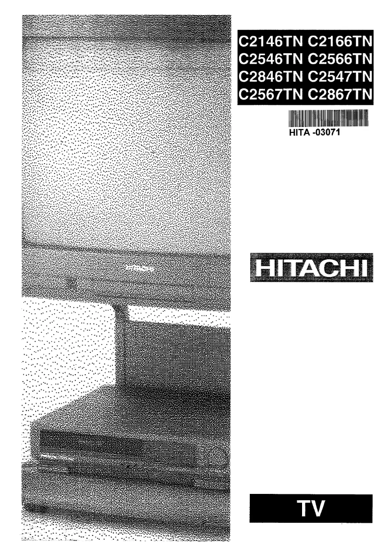 Page n°1 - Manuel utilisateur Hitachi C2566TN