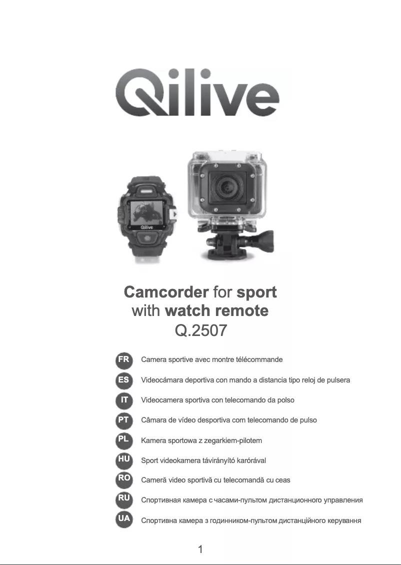 Page n°1 - Manuel utilisateur Qilive Q.2507