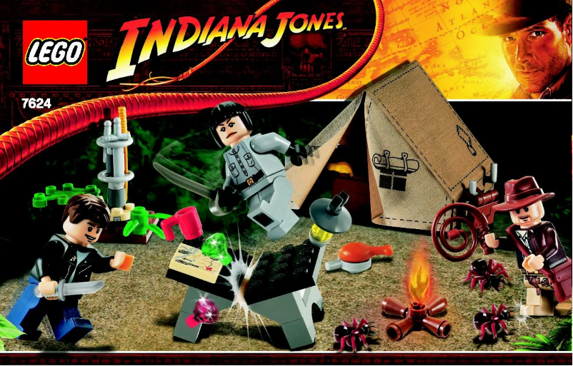 Page 1 de la notice Manuel utilisateur Lego Indiana Jones 7624