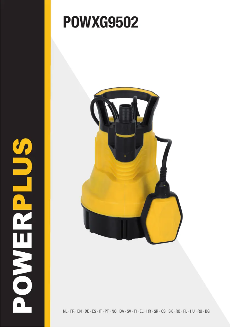 Page n°1 - Manuel utilisateur PowerPlus POWXG9502