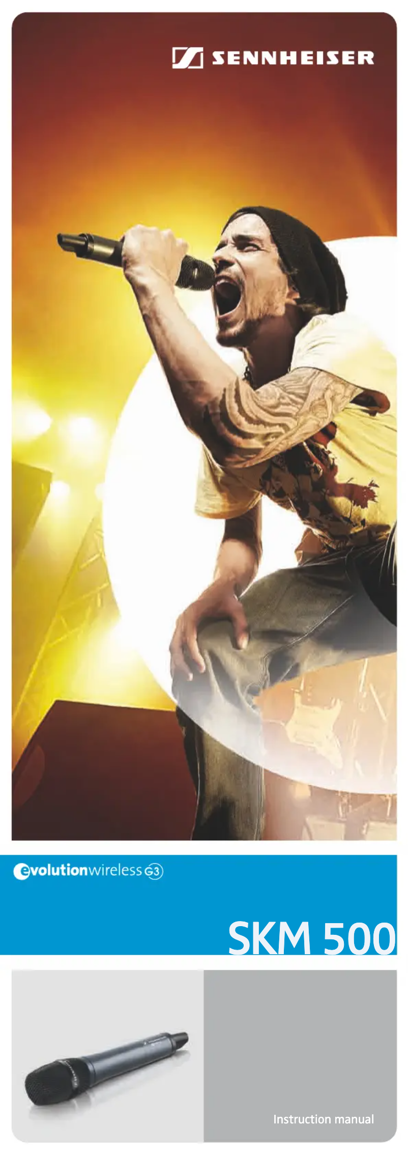 Page 1 de la notice Mode d'emploi Sennheiser SKM 500-945 G3