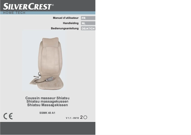 Page 1 de la notice Manuel utilisateur SilverCrest SSMK 40 A1