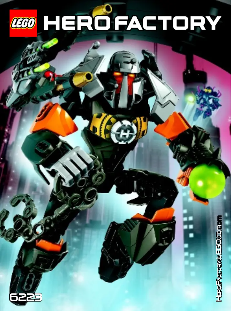 Page n°1 - Manuel utilisateur Lego Hero Factory 6223