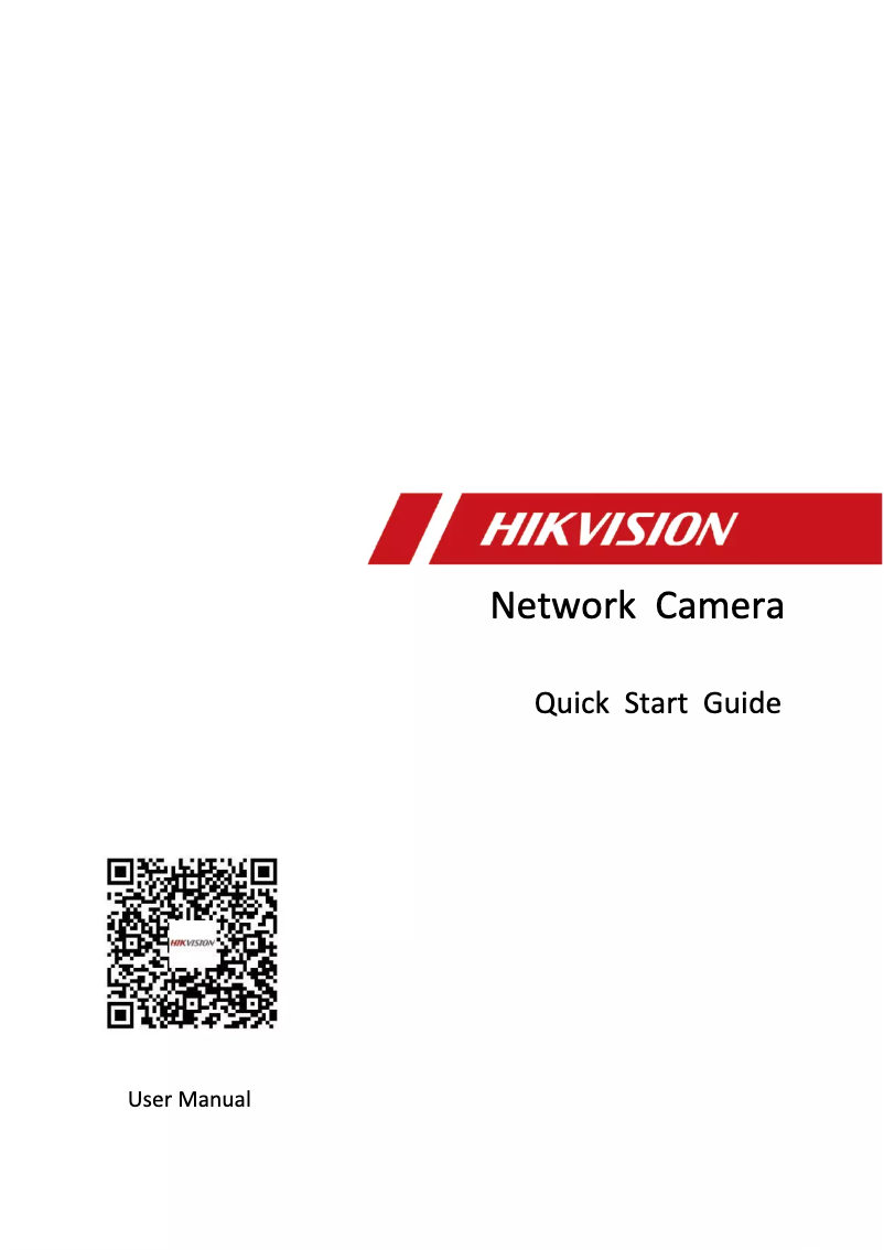 Page 1 de la notice Guide de démarrage rapide Hikvision DS-2XC6245G0-L