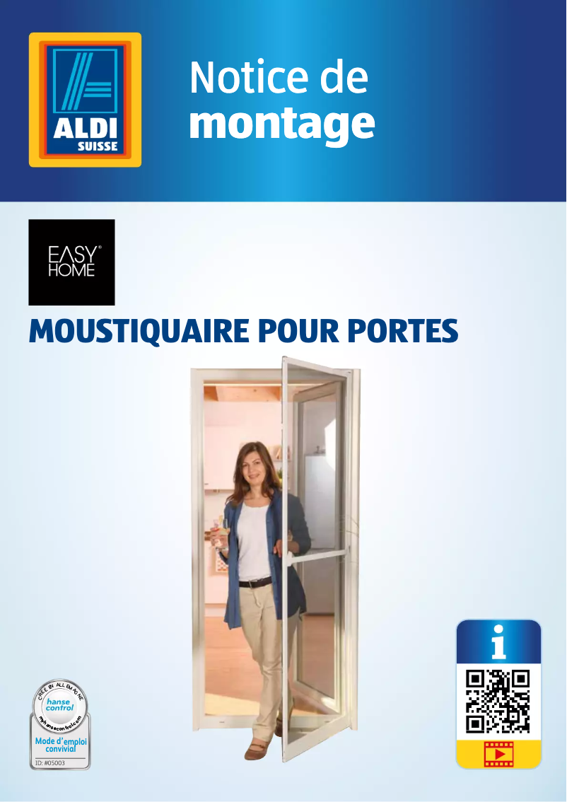 Page 1 de la notice Manuel utilisateur Easy Home Slim+ 48684