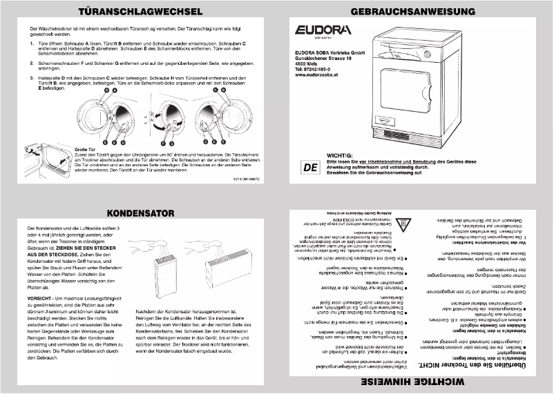 Image de la première page du manuel de l'appareil WT 811