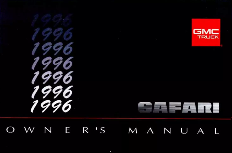 Image de la première page du manuel de l'appareil Safari Passenger (1996)