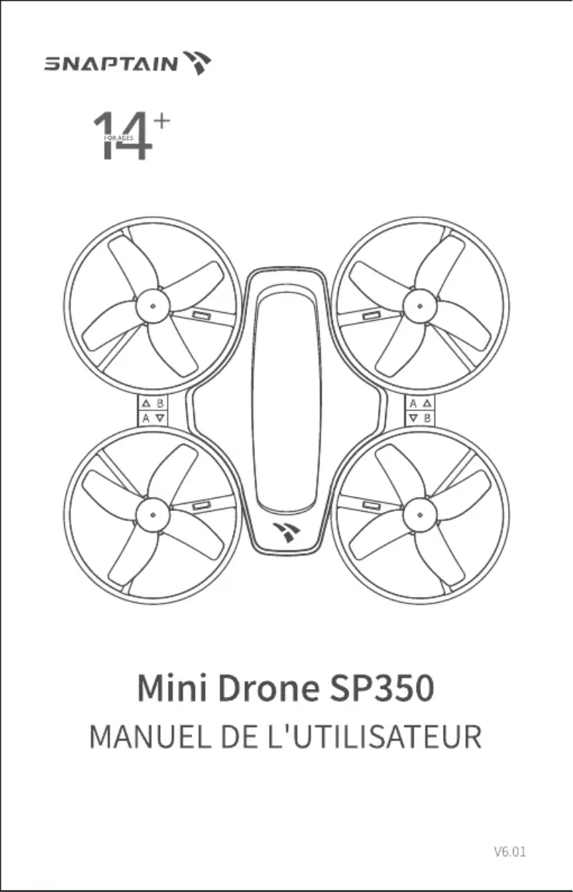 Page 1 de la notice Manuel utilisateur Snaptain SP350