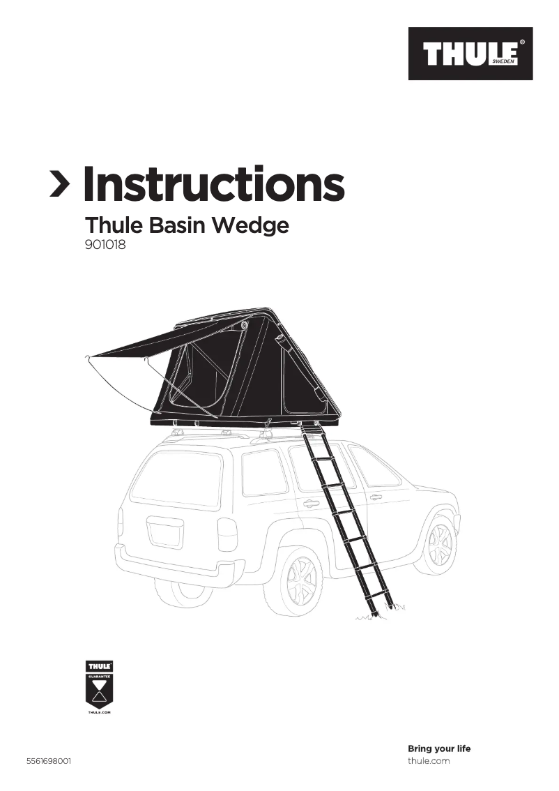 Page n°1 - Manuel utilisateur Thule Basin Wedge