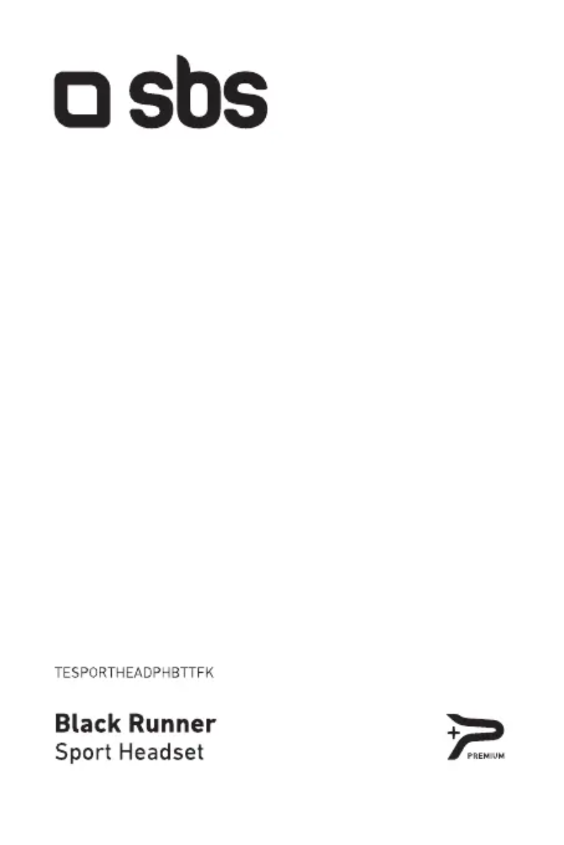 Page 1 de la notice Manuel utilisateur SBS Black Runner