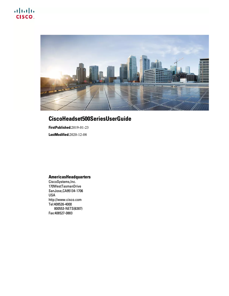 Page n°1 - Manuel utilisateur Cisco 532
