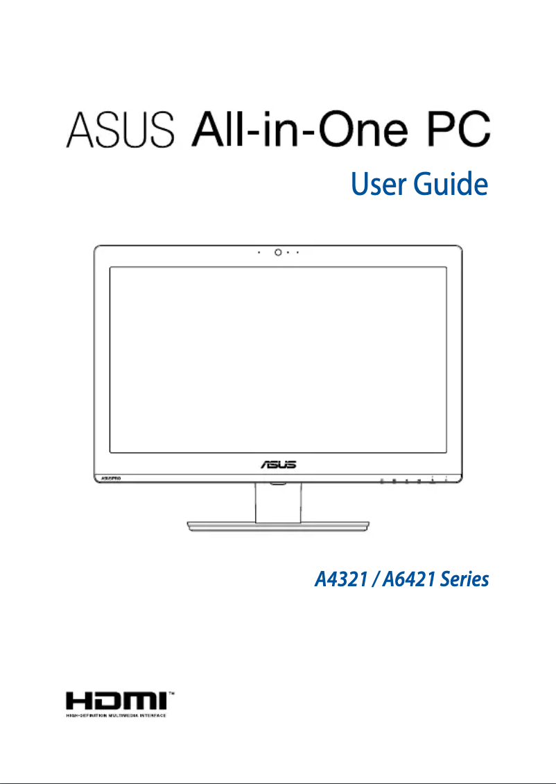 Page n°1 - Manuel utilisateur Asus PRO A6421UTH