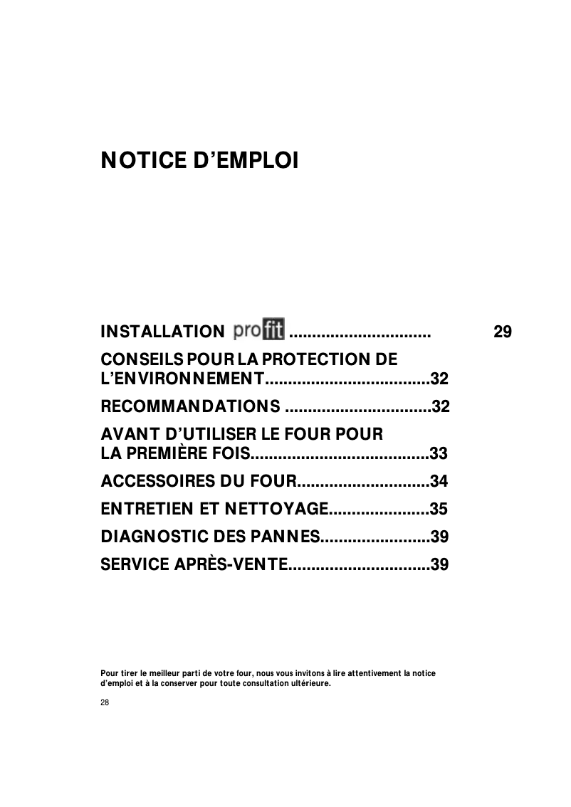 Page 1 de la notice Manuel utilisateur Whirlpool AKZ 360 IX