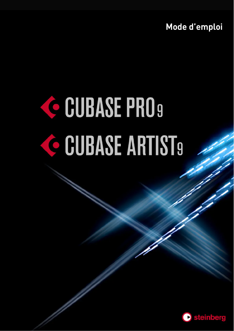 Page n°1 - Manuel utilisateur Steinberg Cubase Pro 9