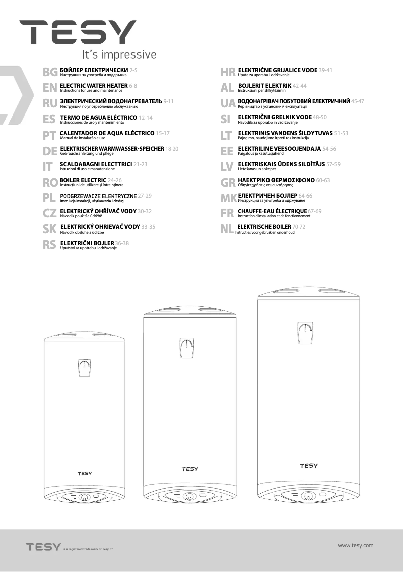 Imagen de la primera página del manual del dispositivo ModEco Ceramic 120