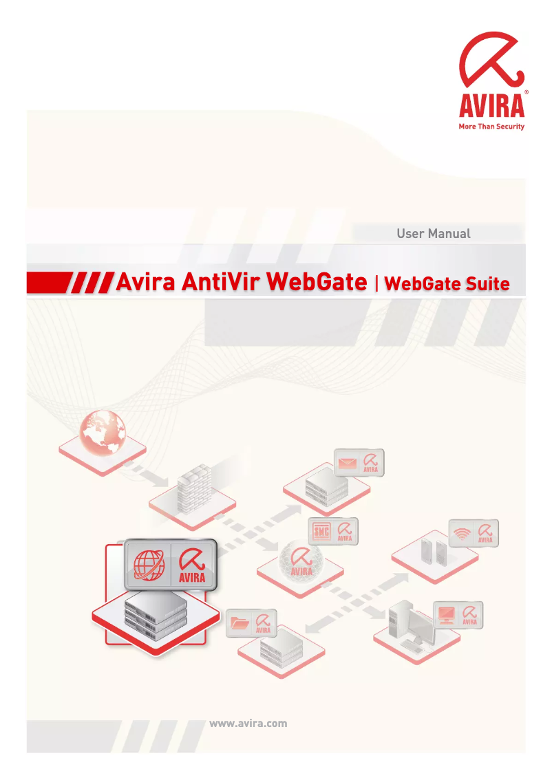 Page 1 de la notice Manuel utilisateur Avira AntiVir UNIX WebGate