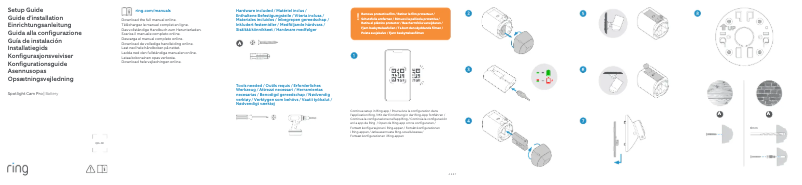 Image de la première page du manuel de l'appareil Spotlight Cam Pro Battery