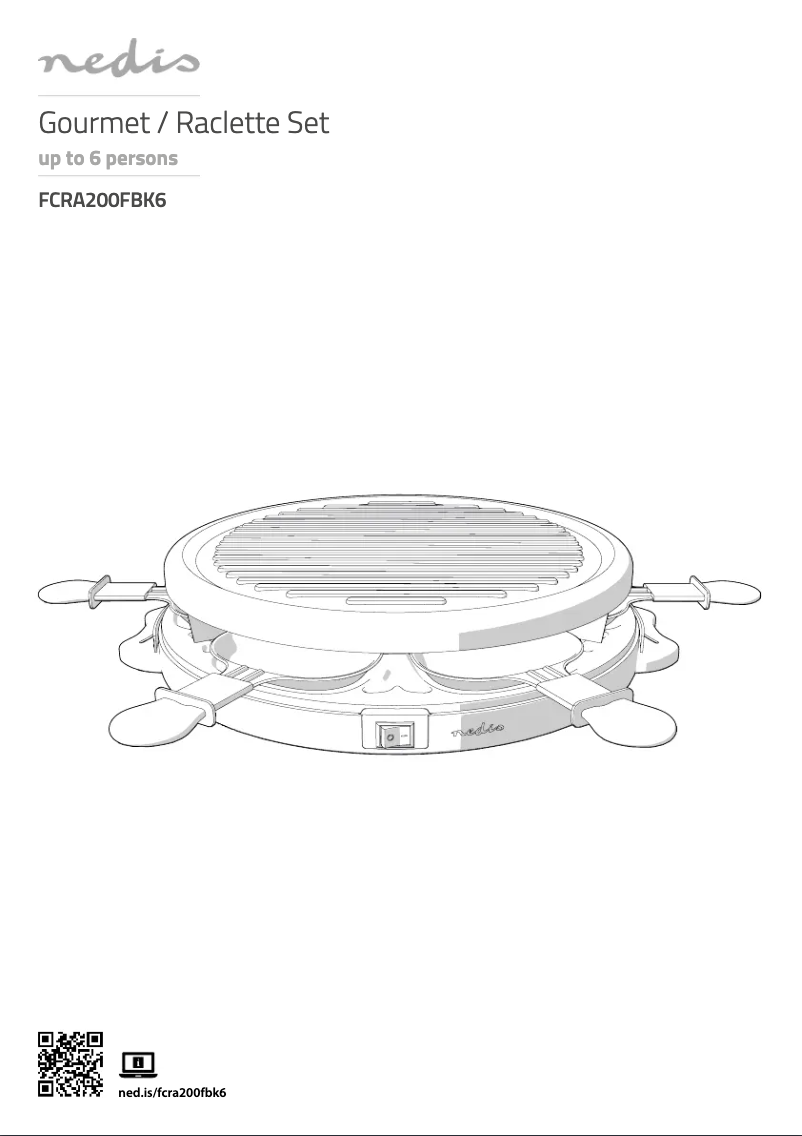 Page 1 de la notice Manuel utilisateur Nedis FCRA200FBK6