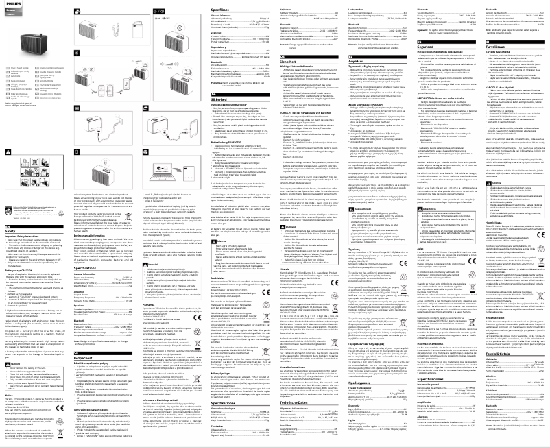 Imagen de la primera página del manual del dispositivo TAVS300