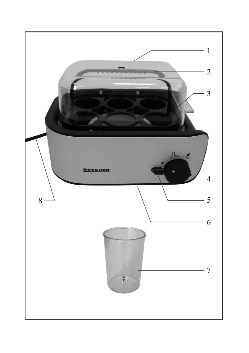 Page 1 de la notice Manuel utilisateur Severin EK 3137