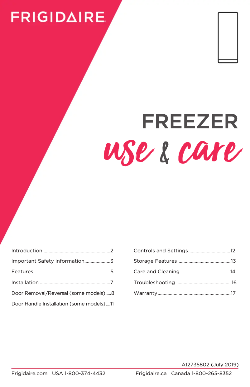 Página 1 del manual Manual de usuario Frigidaire FFFH20F3WW