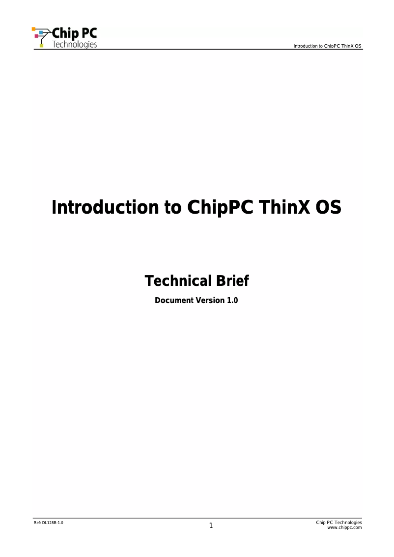Page n°1 - Manuel utilisateur Chip PC LXP-2310