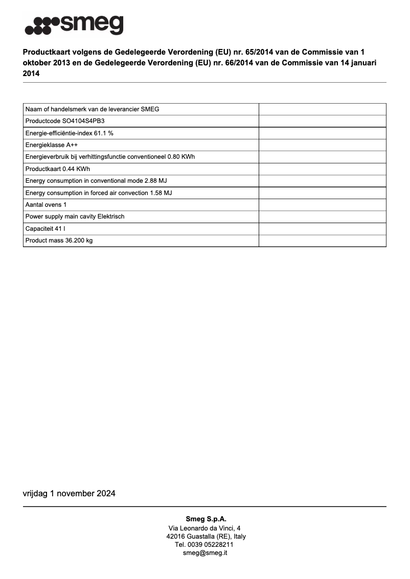 Image de la première page du manuel de l'appareil SO4104S4PB3