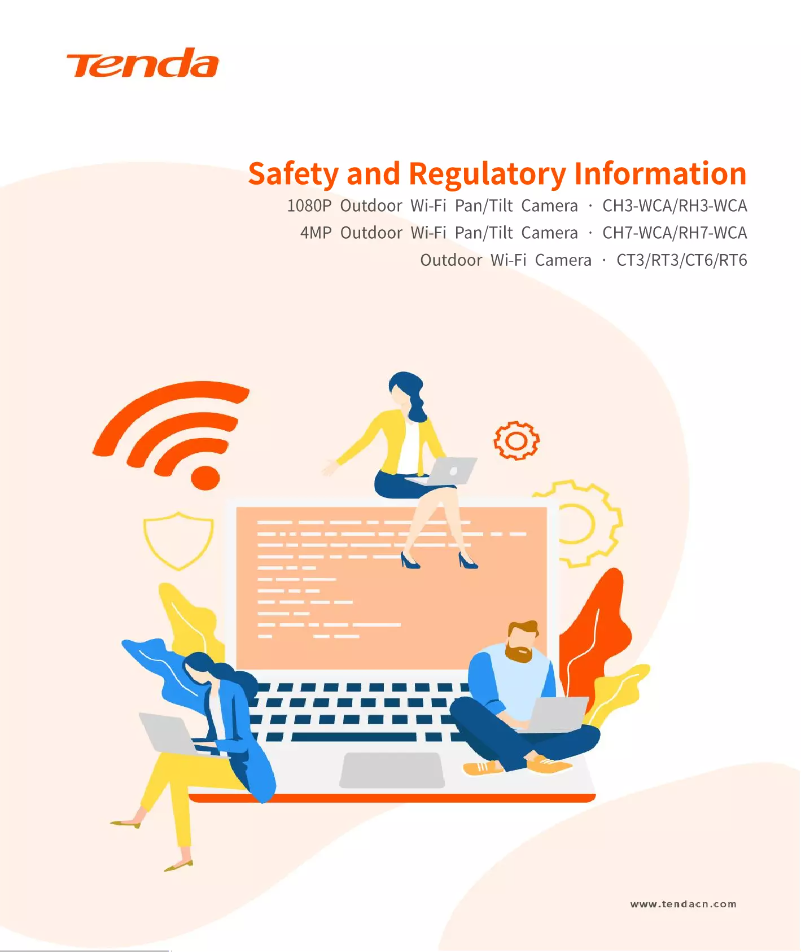 Page n°1 - Instructions de sécurité Tenda CH3-WCA