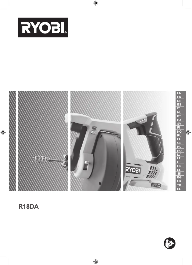 Page 1 de la notice Manuel utilisateur RYOBI One+ R18DA
