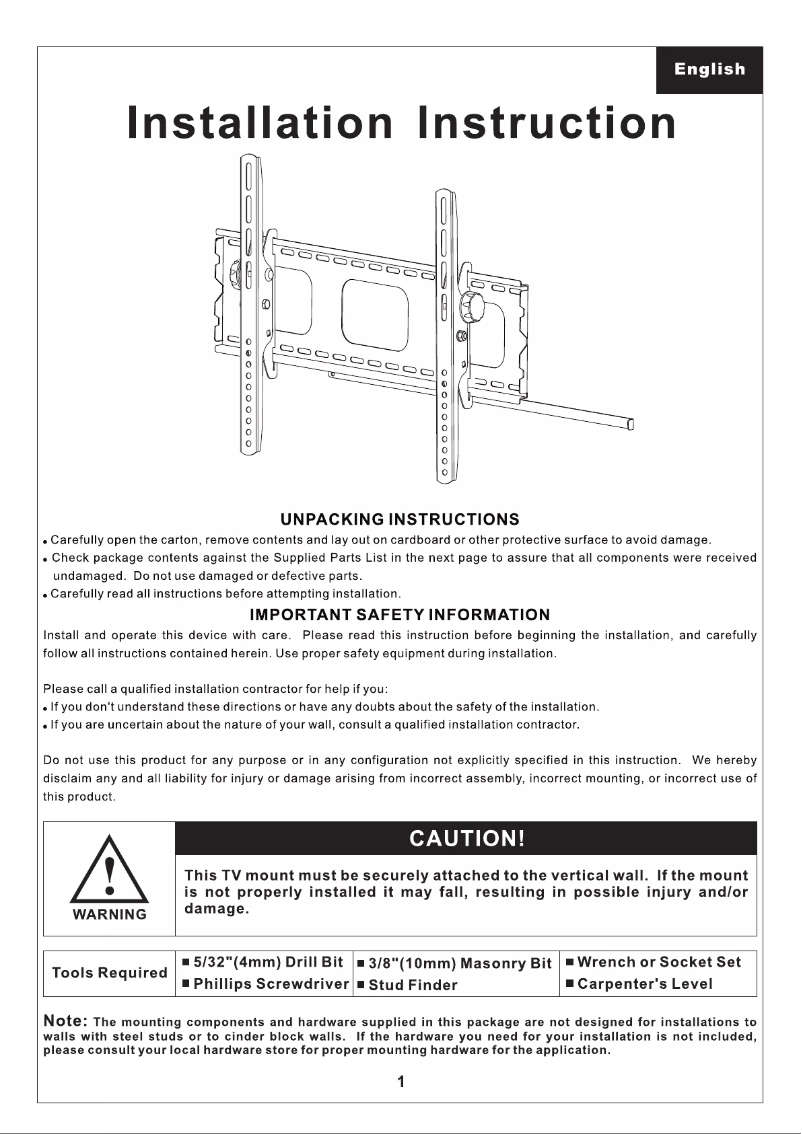 Page 1 de la notice Manuel utilisateur Duronic TVB103M
