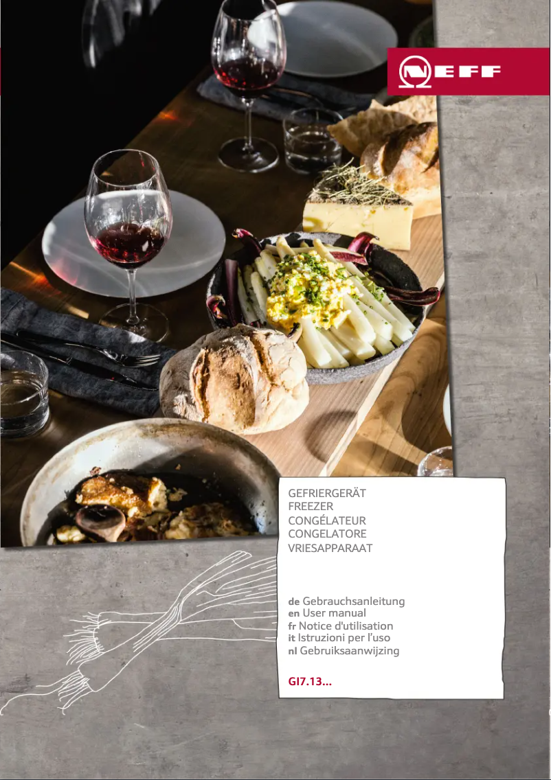 Page n°1 - Manuel utilisateur Neff GI7813E30