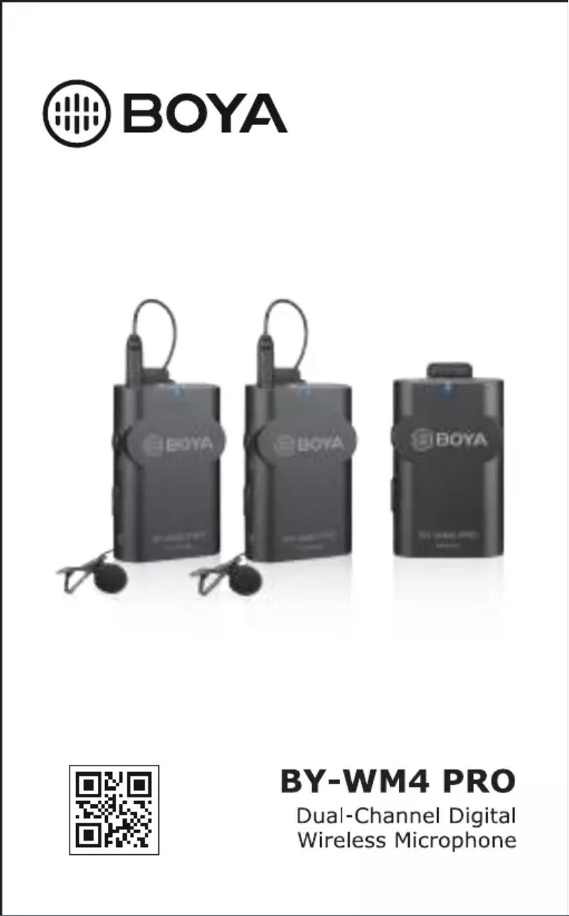 Page n°1 - Manuel utilisateur BOYA BY-WM4 PRO K2