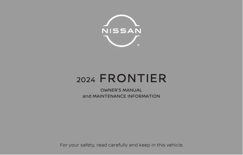 Image de la première page du manuel de l'appareil Frontier (2024)