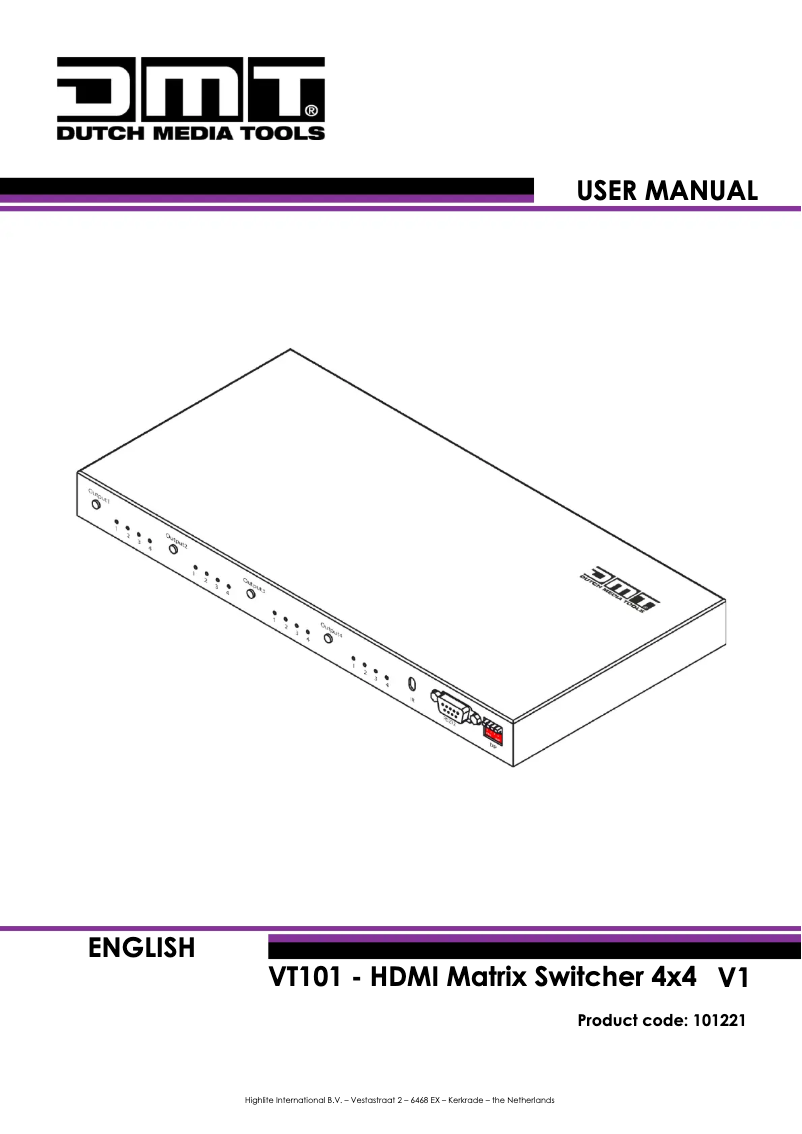 Image de la première page du manuel de l'appareil VT101