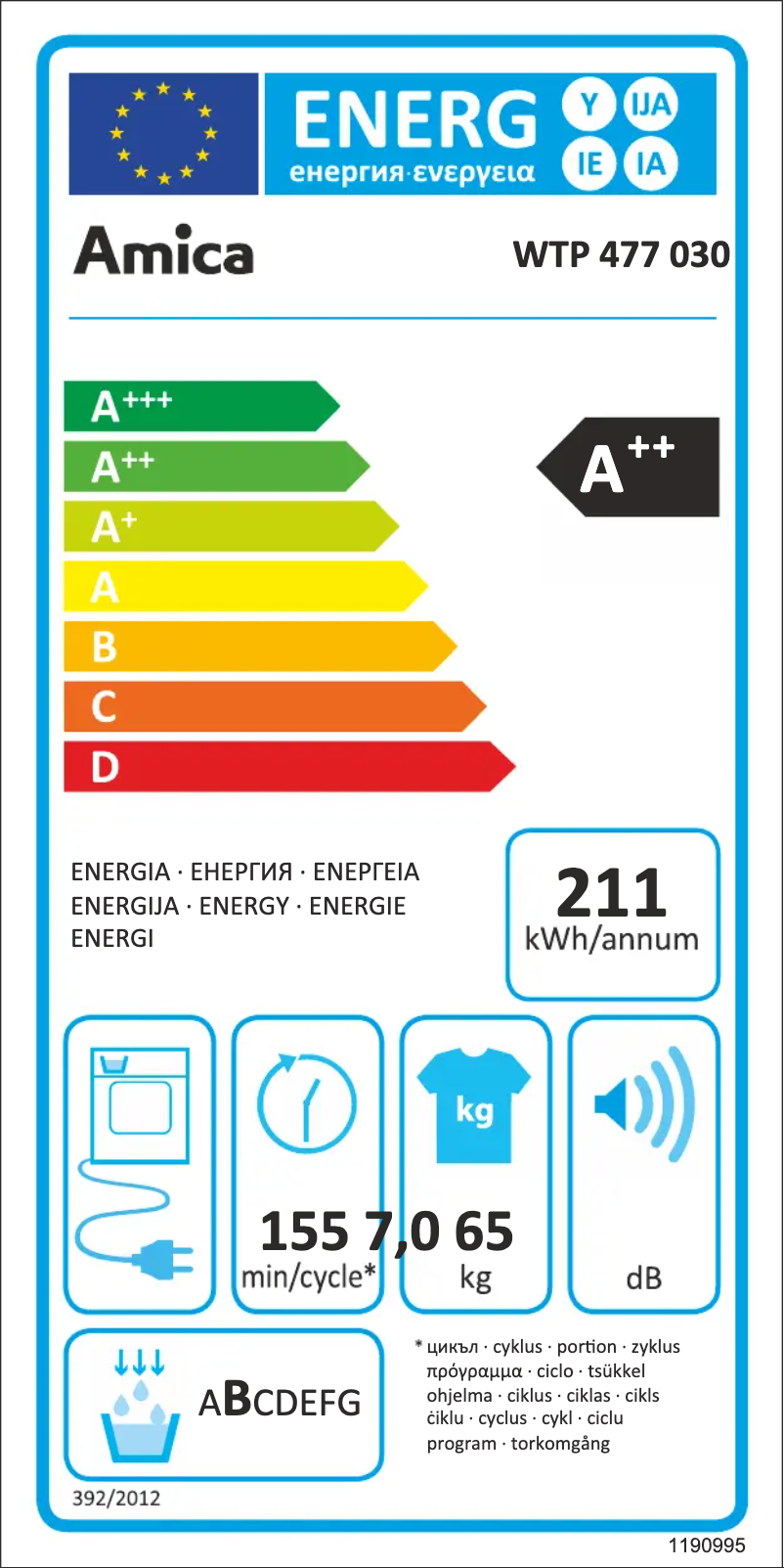 Image de la première page du manuel de l'appareil WTP 477 030