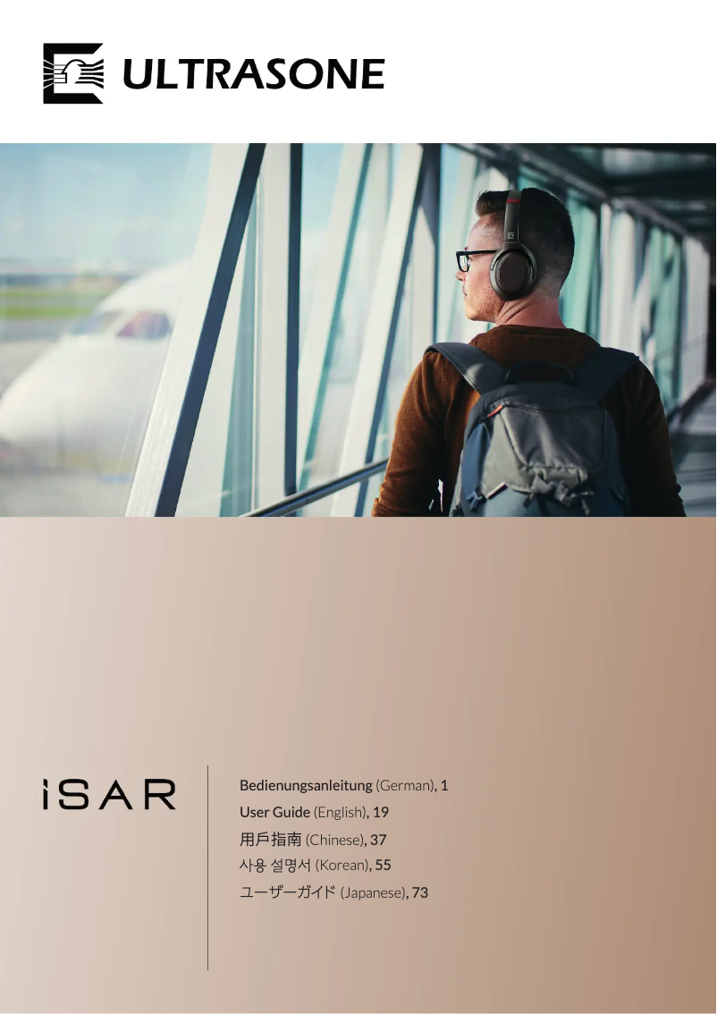 Page n°1 - Manuel utilisateur Ultrasone iSAR