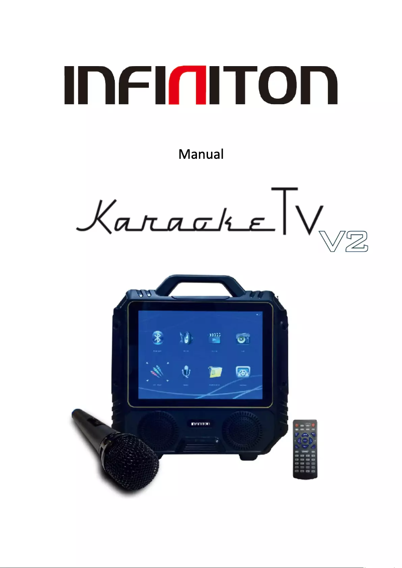 Image de la première page du manuel de l'appareil Karaoke TV V2