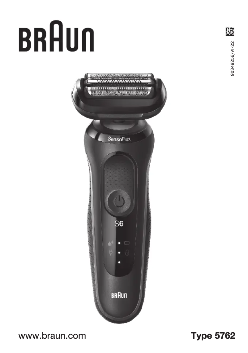 Page 1 de la notice Manuel utilisateur Braun Series 6 S67500
