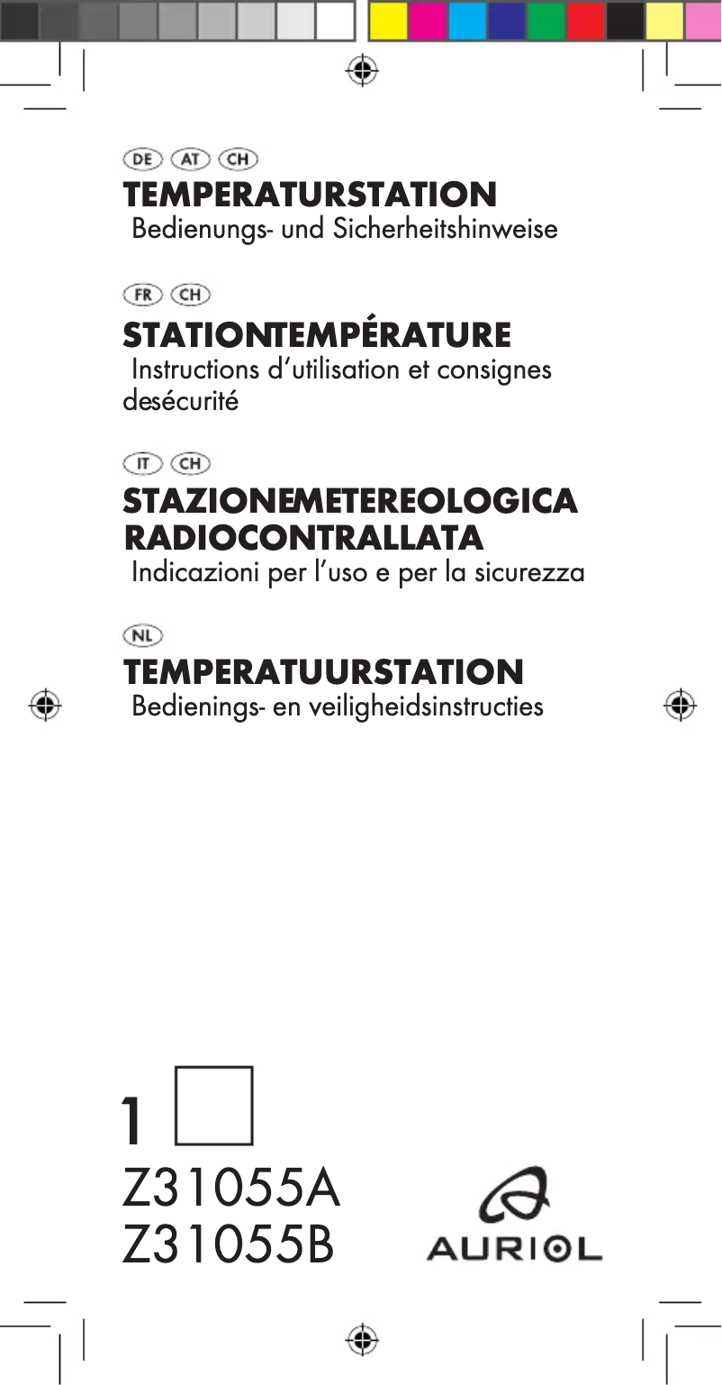 Image de la première page du manuel de l'appareil Z31055A