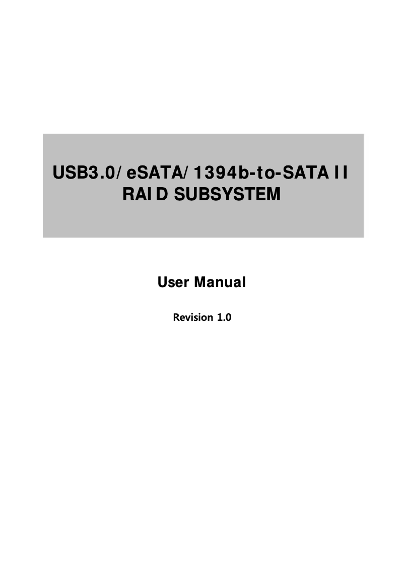 Página 1 del manual Manual de usuario Rocstor Rocsecure DE52