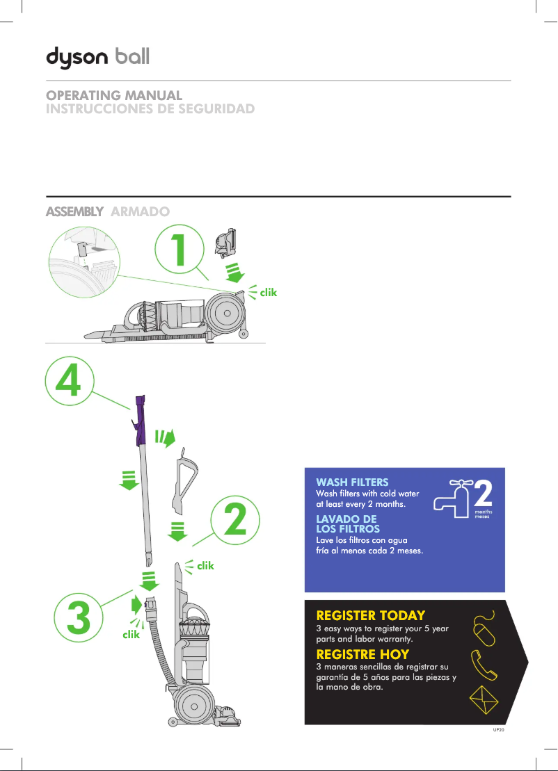 Page n°1 - Manuel utilisateur Dyson Ball Multi Floor 2