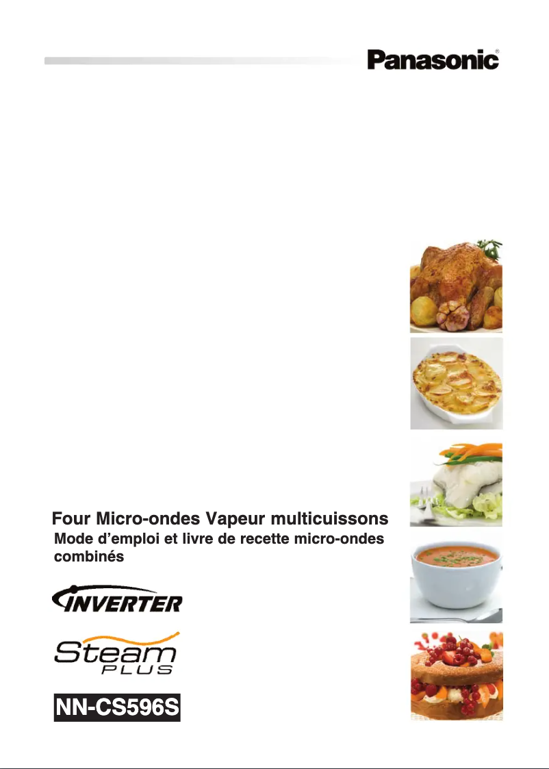 Page 1 de la notice Manuel utilisateur Panasonic NN-CS596