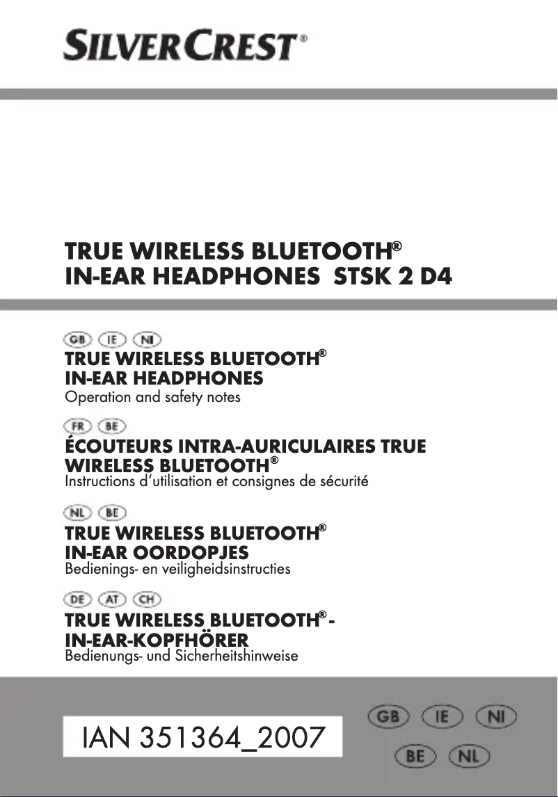 Image de la première page du manuel de l'appareil STSK 2 D4