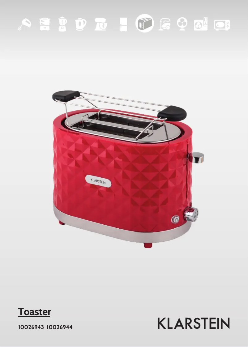 Page 1 de la notice Manuel utilisateur Klarstein 10026944