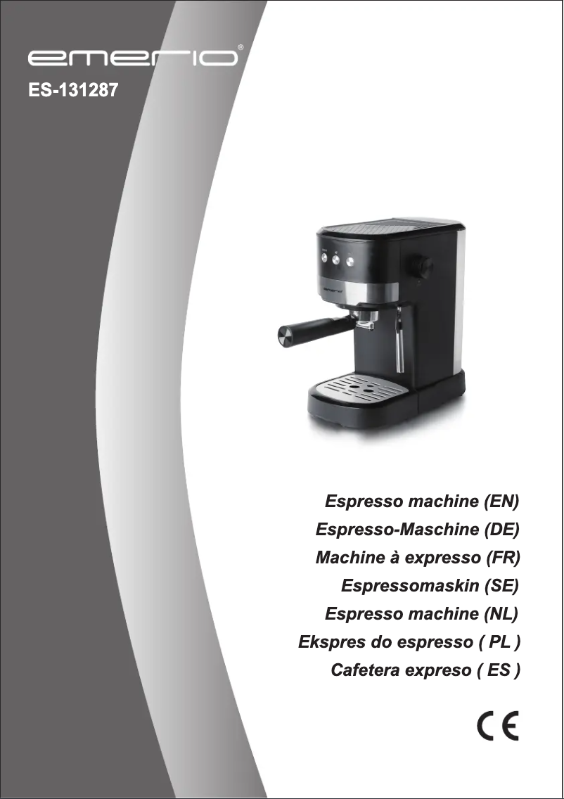 Page 1 de la notice Manuel utilisateur Emerio ES-131287