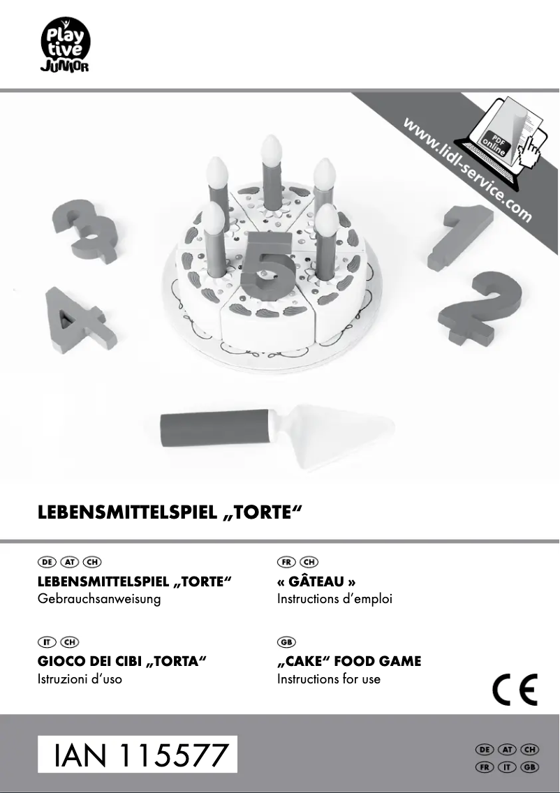 Imagen de la primera página del manual del dispositivo IAN 115577