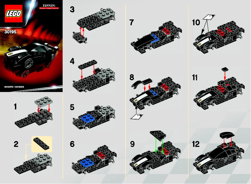 Page n°1 - Manuel utilisateur Lego FXX