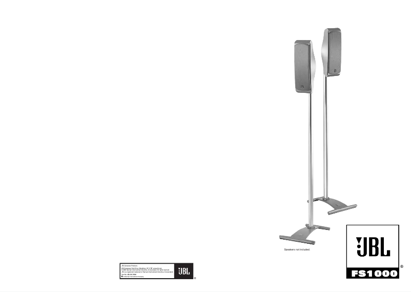 Image de la première page du manuel de l'appareil FS1000