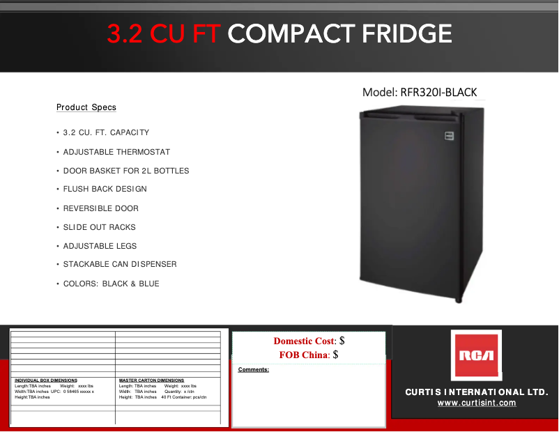 Page n°1 - Manuel utilisateur RCA RFR320