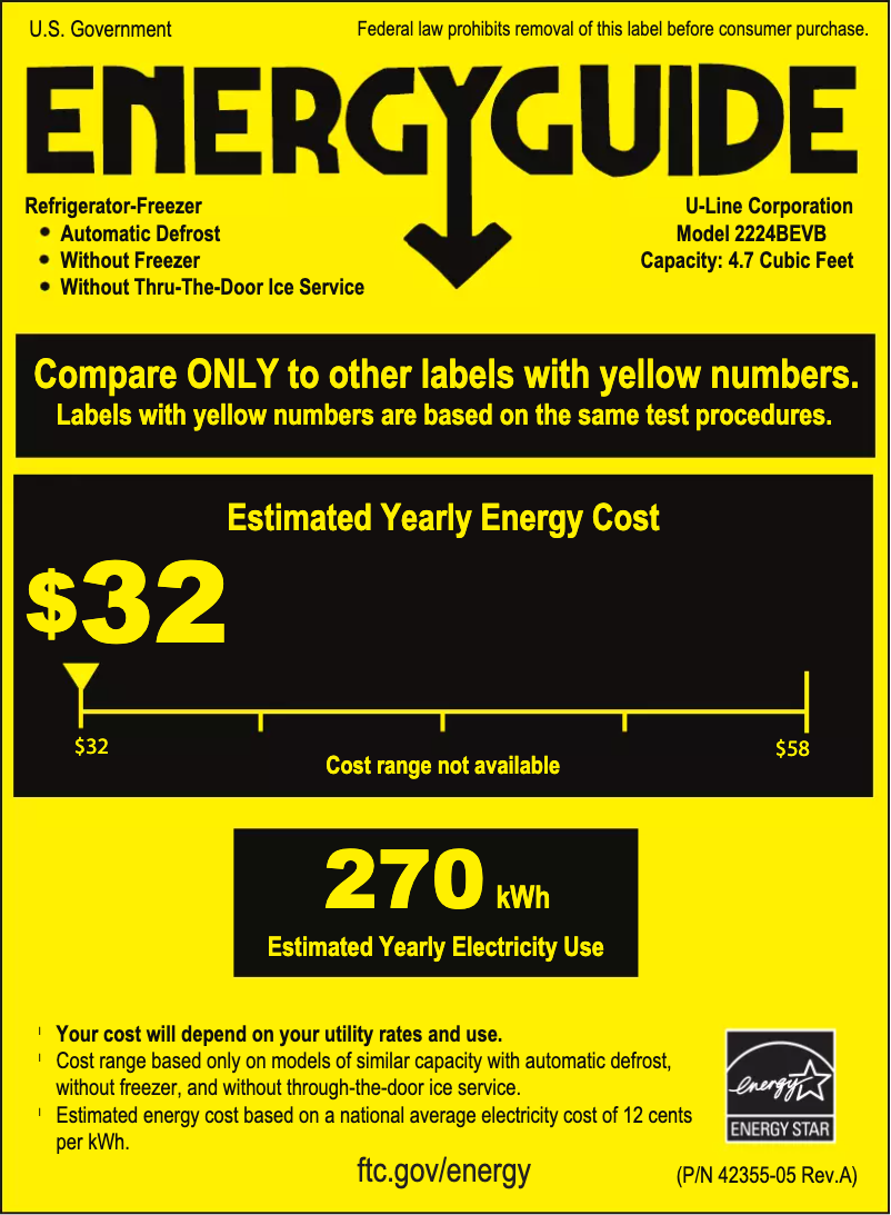 Image de la première page du manuel de l'appareil U-2224BEVS-13B